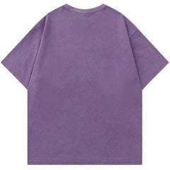 Vintage Cat Graphic Washed T-Shirt