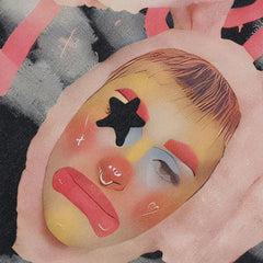 Vintage Clown Print Oversize T-Shirt