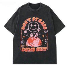 Vintage Funny Graphic Print T-Shirt