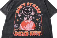 Vintage Funny Graphic Print T-Shirt