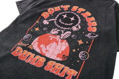 Vintage Funny Graphic Print T-Shirt