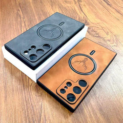 Vintage Leather Case For Samsung Galaxy