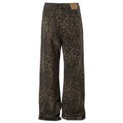 Vintage Leopard Retro Denim Jean