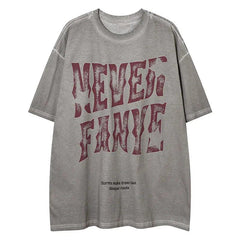 Vintage Letter Printed T-Shirt