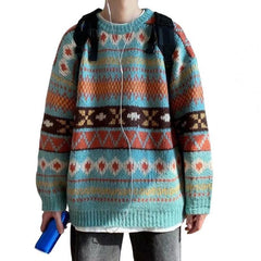Vintage O Neck Sweater