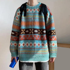 Vintage O Neck Sweater