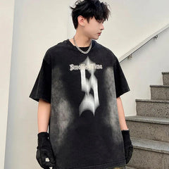 Vintage "SMOKING TIME" Oversized T-Shirt