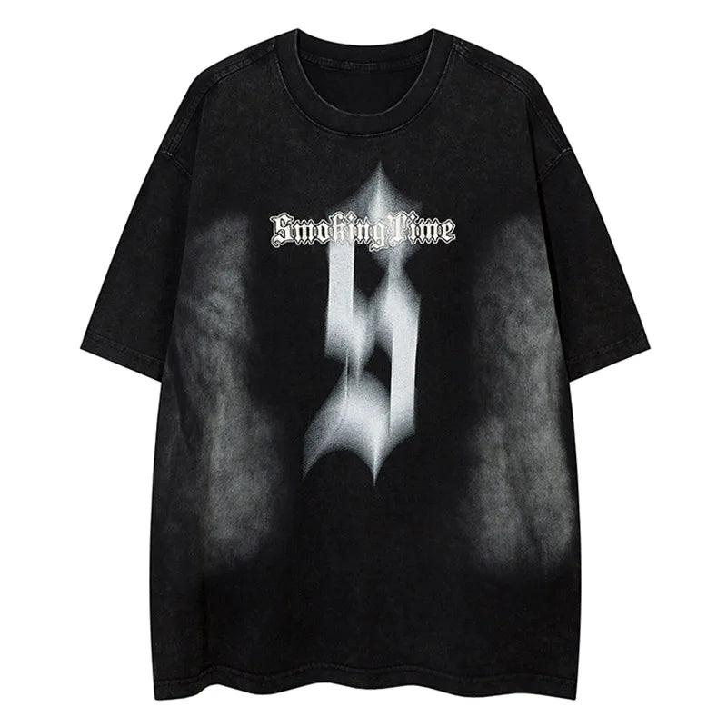 Vintage "SMOKING TIME" Oversized T-Shirt