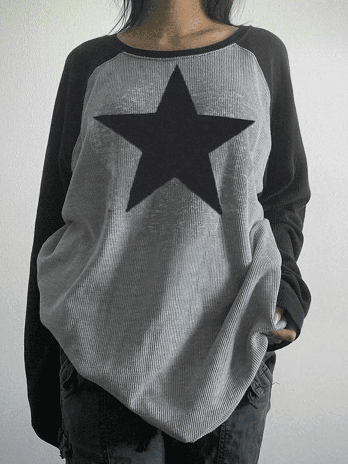 Vintage Star Y2K Long Sleeve Tee - HouseofHalley