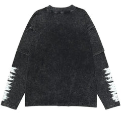 Vintage Washed Black Oversized T-Shirt