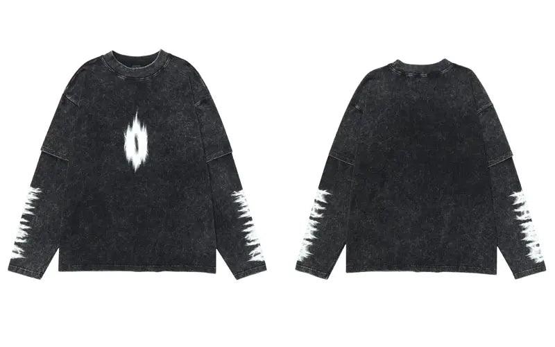 Vintage Washed Black Oversized T-Shirt