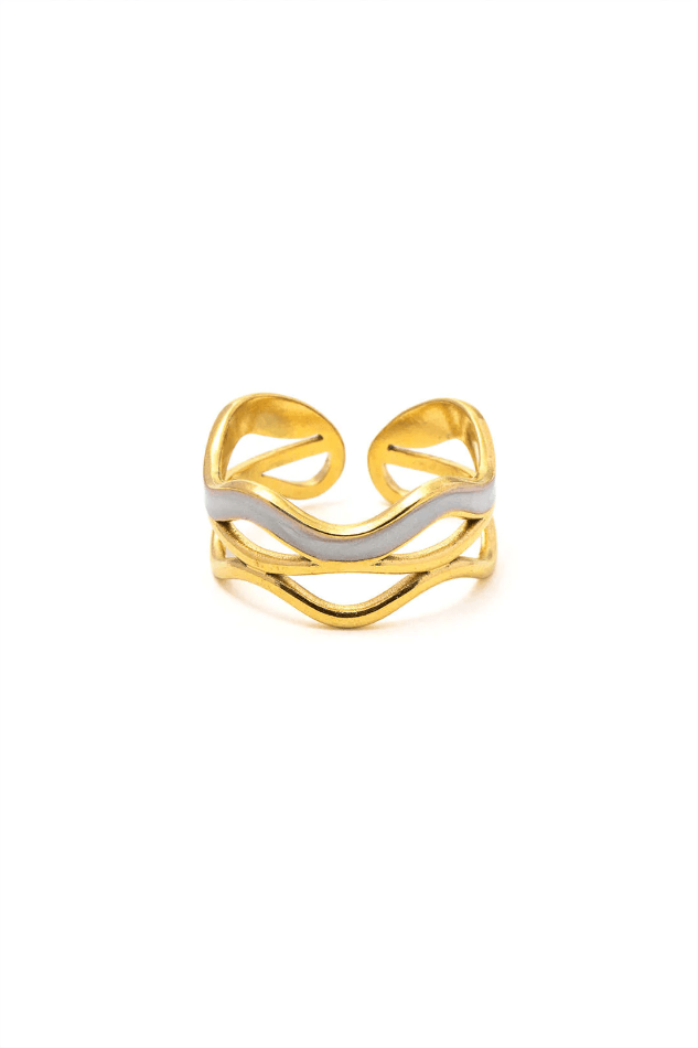 Wavy Open Ring - HouseofHalley