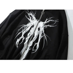 White Ghost Gothic Sweatshirt