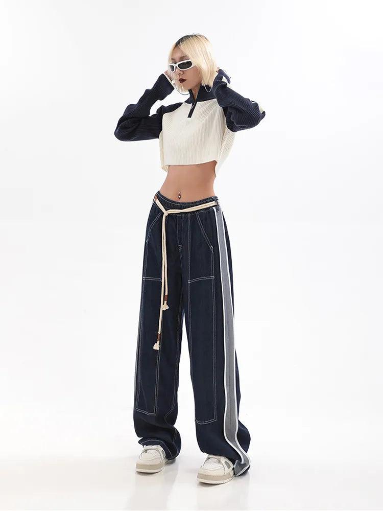 Wide Leg Baggy Denim Pant