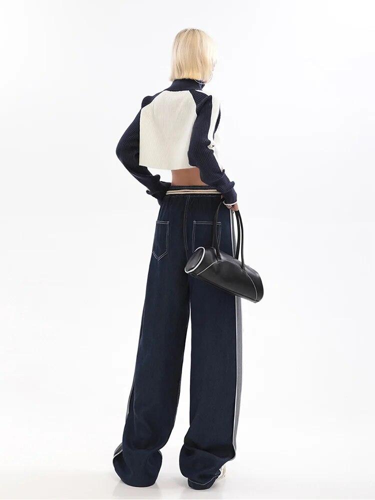 Wide Leg Baggy Denim Pant