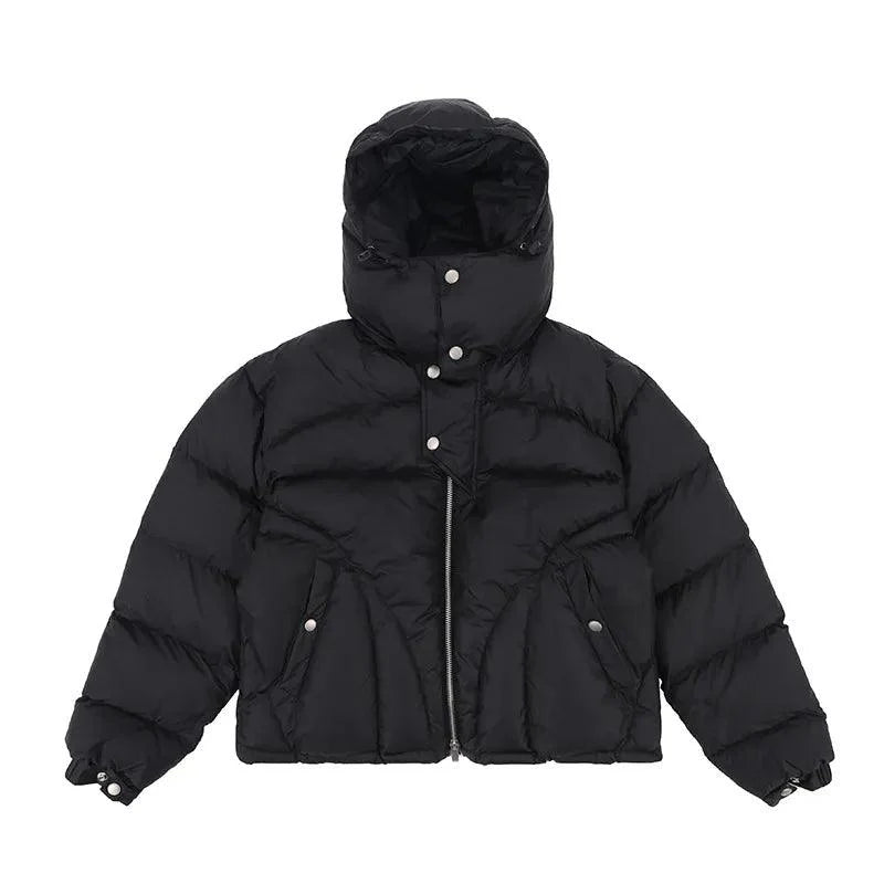 Winter Hooded down Jacket Thickened