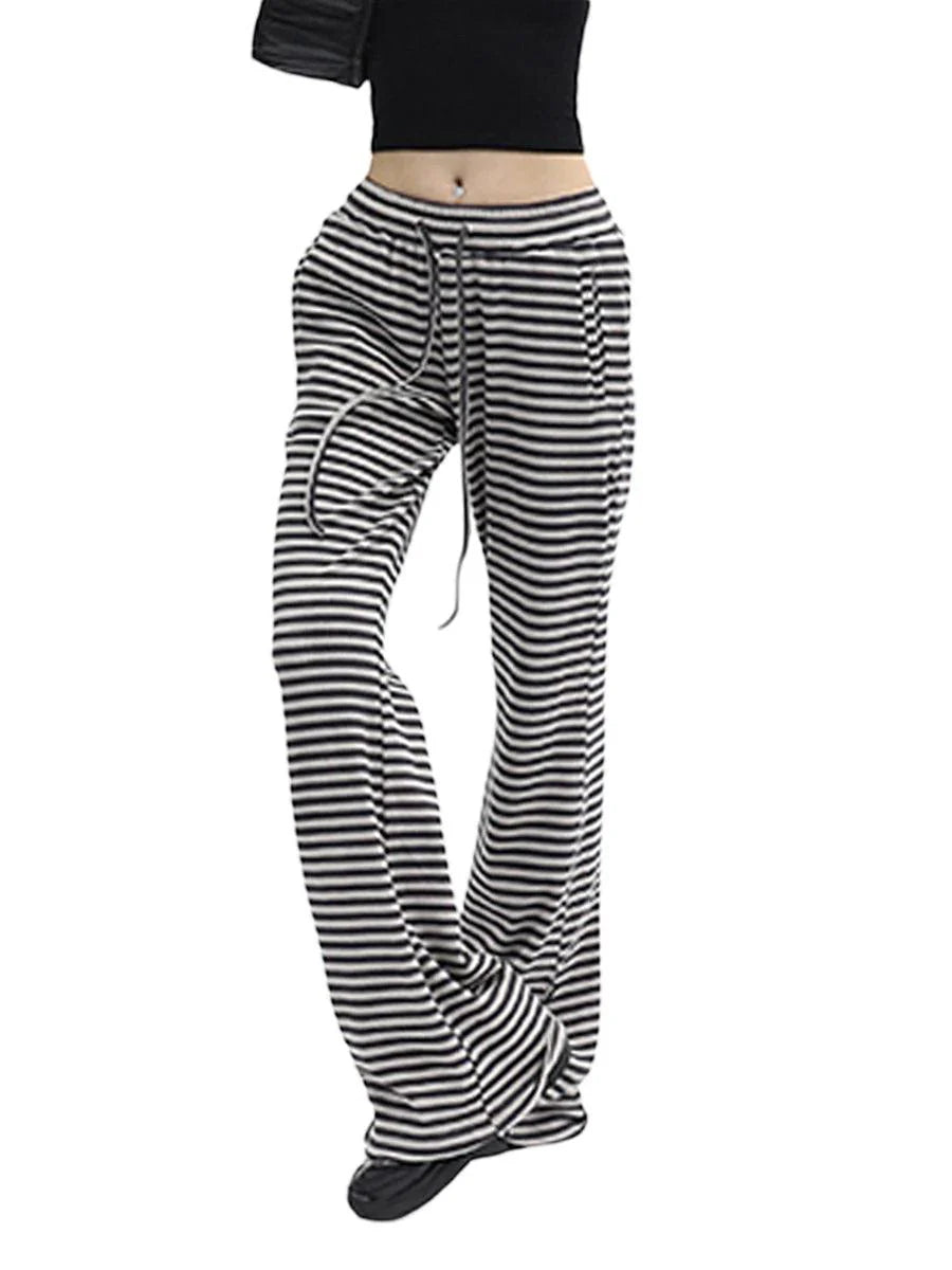 Vintage Drawstring Straight Leg Pant