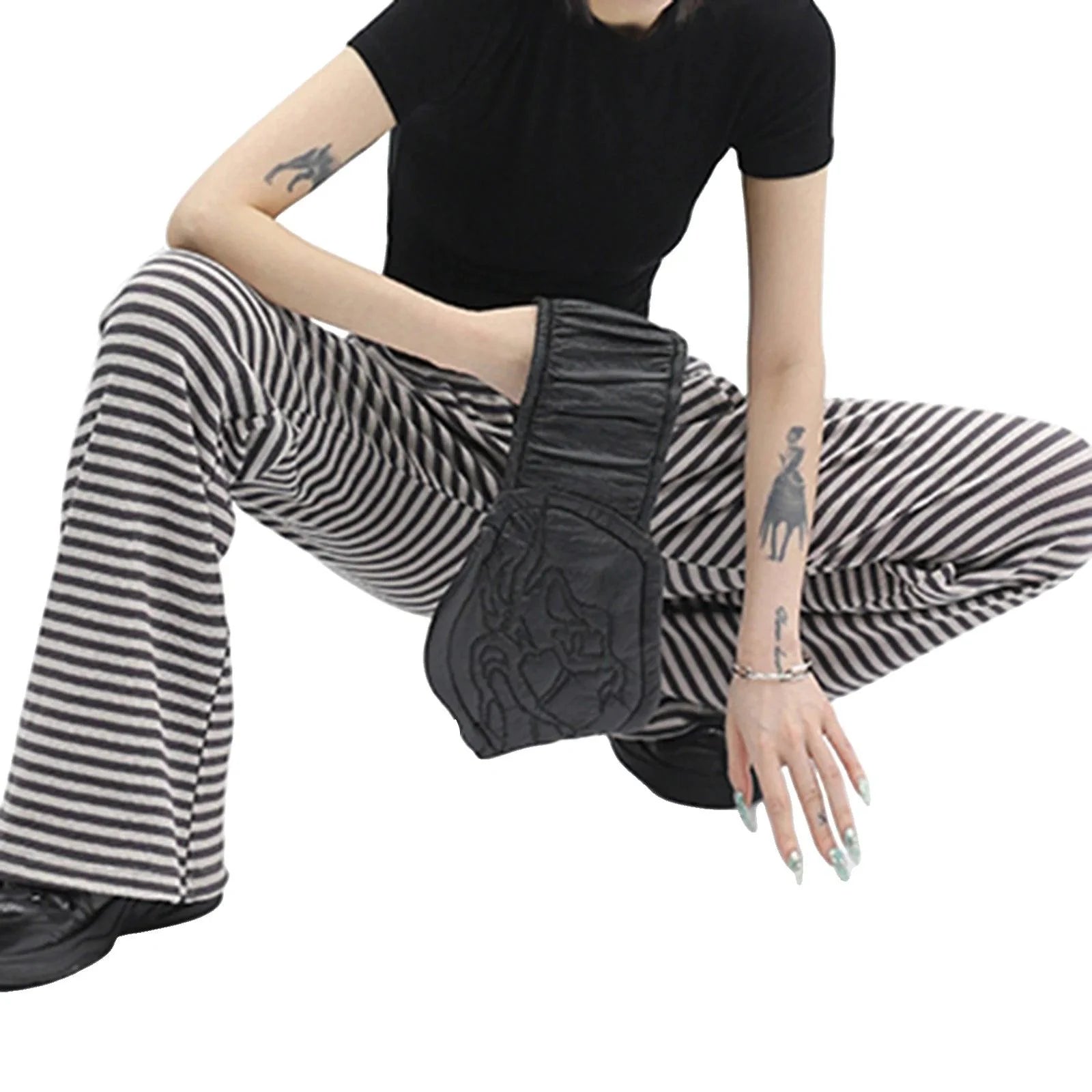 Vintage Drawstring Straight Leg Pant