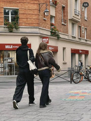 Women's Brown Faux Fur Short Jacket