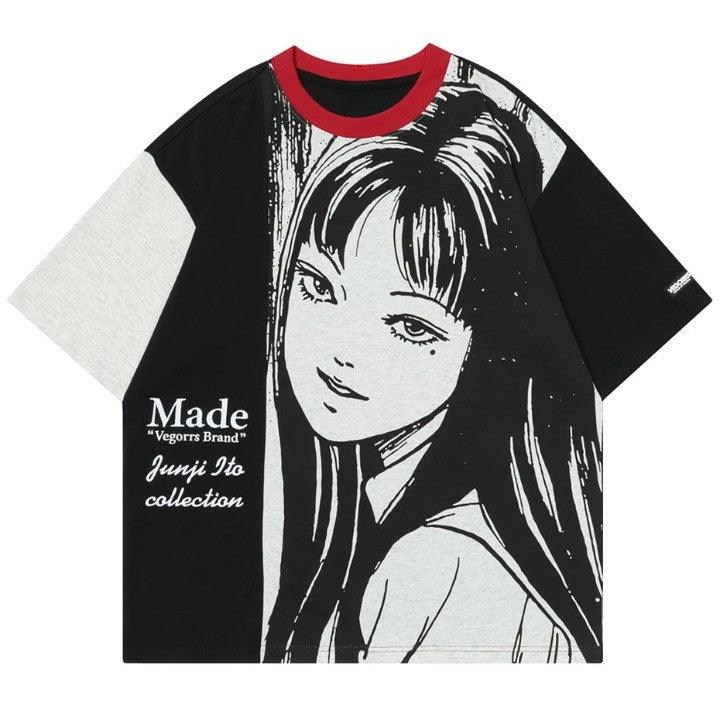 Y2K Anime Printed Oversized T-Shirt