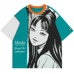 Y2K Anime Printed Oversized T-Shirt