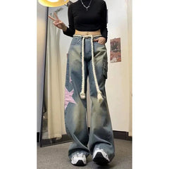 Y2K Baggy Star Oversized Jean
