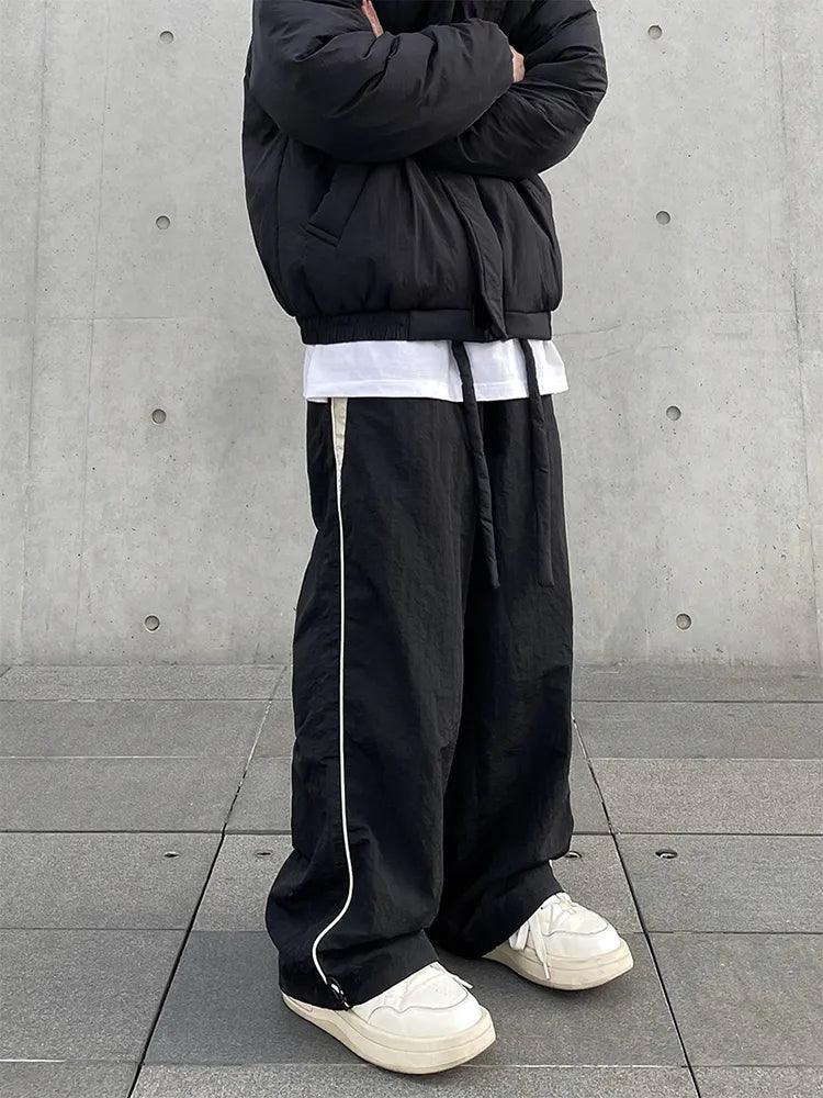Y2K Black Cargo Casual Pants