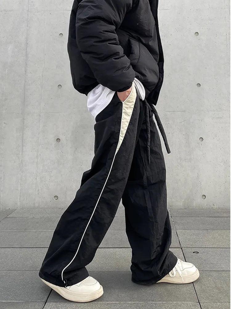 Y2K Black Cargo Casual Pants