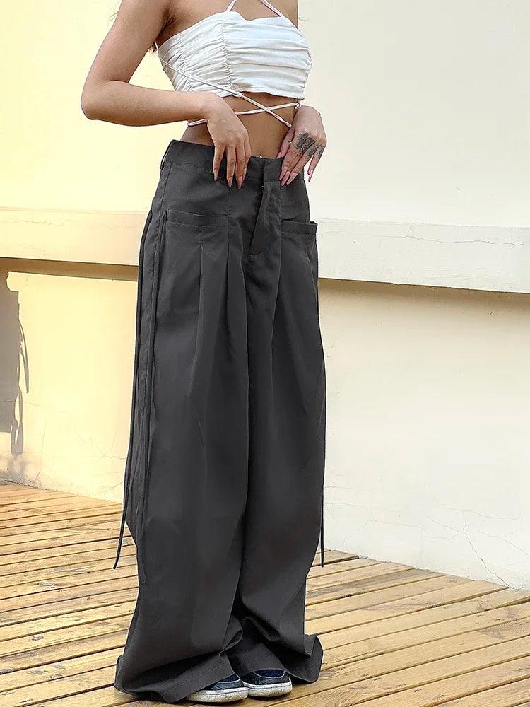 Y2K Casual Wide Leg Women Pant