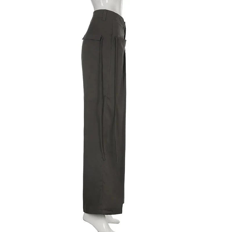 Y2K Casual Wide Leg Women Pant