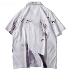 Y2K Eye Graphic Print Punk Shirt