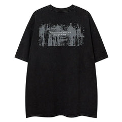 Y2k FILM NOIR Letter Printed T-Shirts