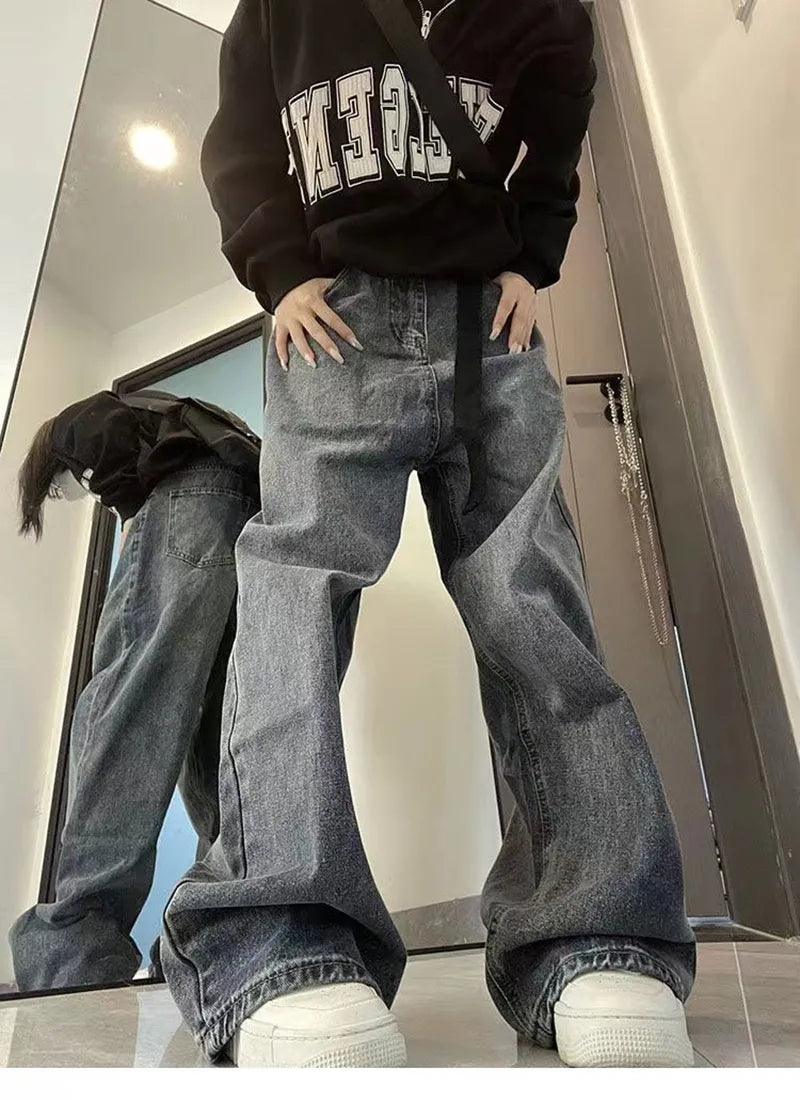 Y2K Harajuku Baggy Femme Jeans