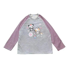 Y2k Harajuku Kawaii Striped Sweatshirt