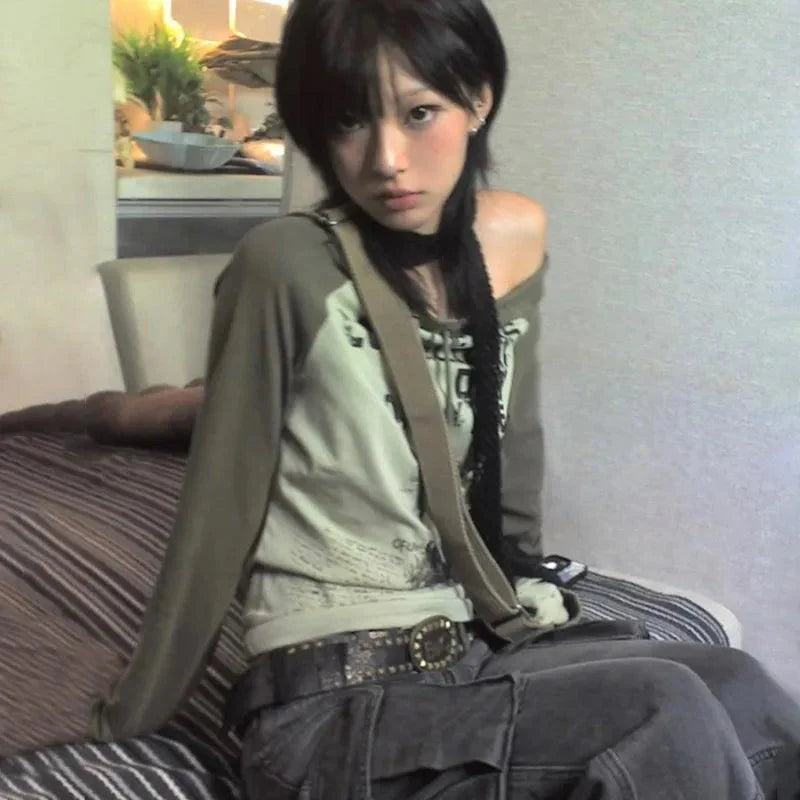 Y2k Japanese Aesthetics Graffiti T-Shirt