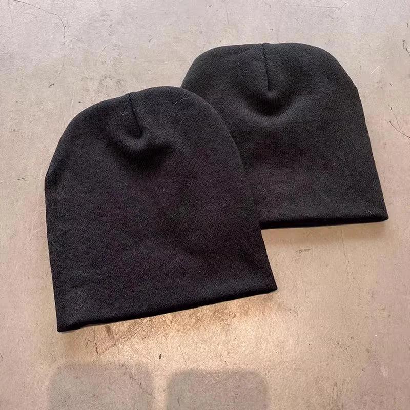 Y2K Knitting Beanies Goth Tooth Cap