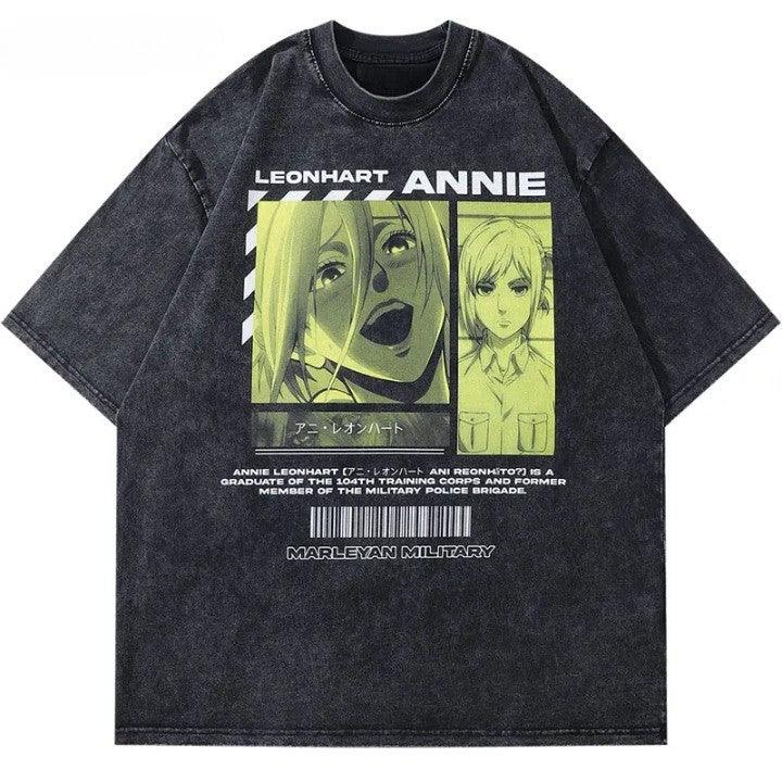 Y2K LEONHART Anime Oversized T-Shirt