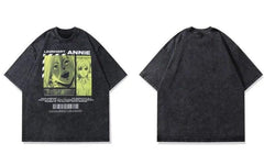 Y2K LEONHART Anime Oversized T-Shirt