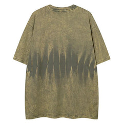 Y2K Letter Print Distressed T-Shirt