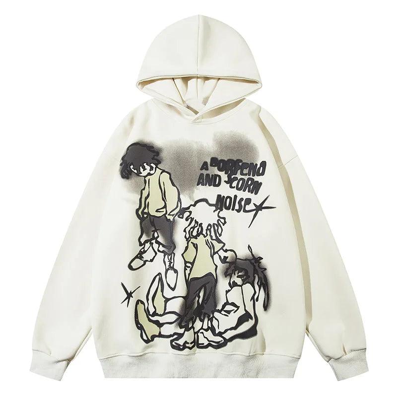 Y2K AborFend Cartoon Hoodie
