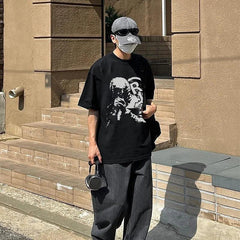 Y2K Retro Crusader Oversized T-Shirt