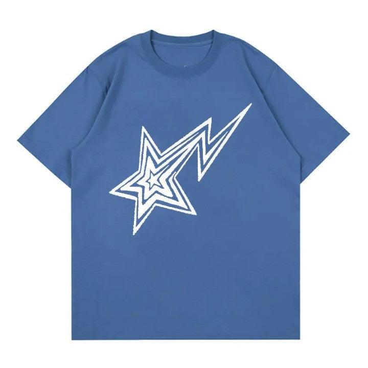 Y2K Retro Star Oversized T-Shirt