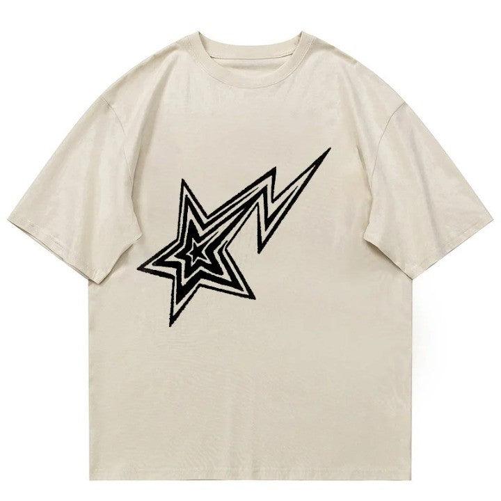 Y2K Retro Star Oversized T-Shirt