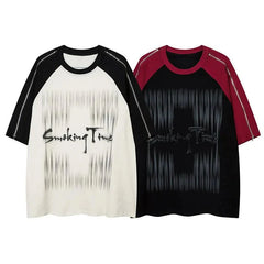 Y2K "SMOKING TIME" Oversized T-Shirt