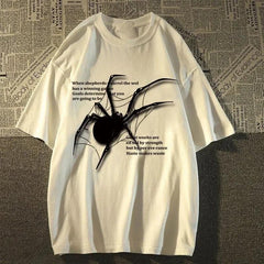 Y2K Spider Graphic Oversized T-Shirt