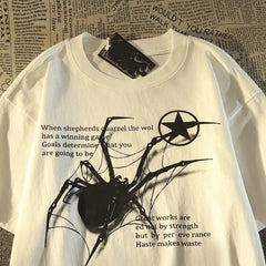 Y2K Spider Graphic Oversized T-Shirt