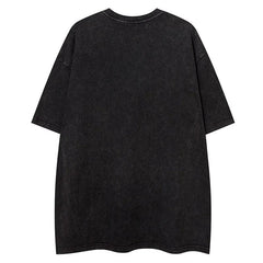 Y2K Thorn Rose Print T-Shirt