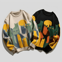 Y2K Wild Cats Sweater