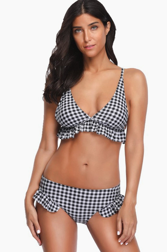 Ruffle Padded Bikini Set