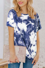 Round Neck Tie-Dye T-Shirt